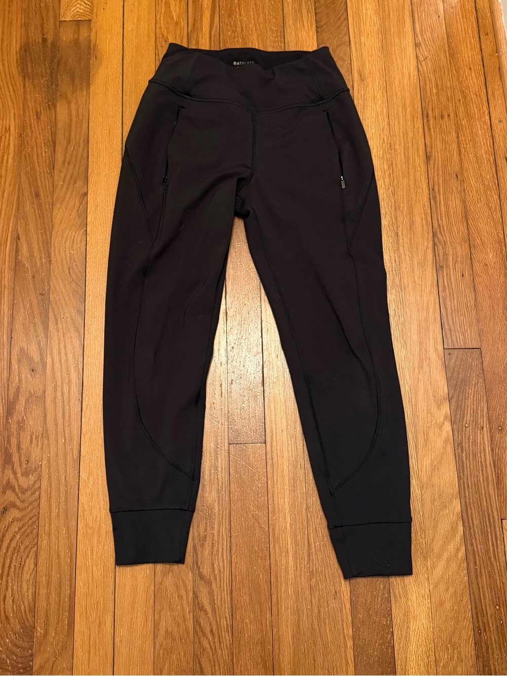 Athleta Black Rainier Jogger Sweatpants